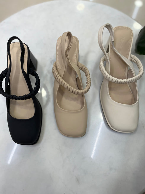 Retro Elegant Marry Jane Sling Block Heels
